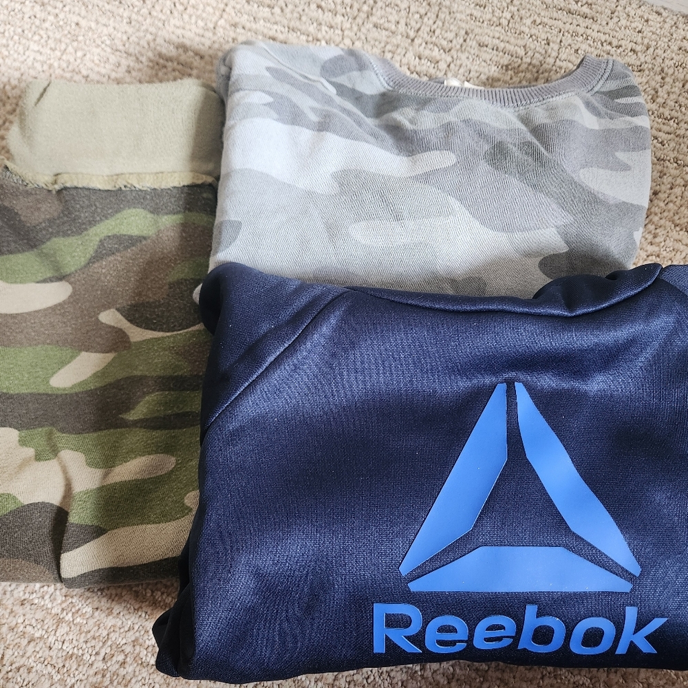 Boys Appaman Camouflage and Reebok Navy Kids Shirts And Pant 4T